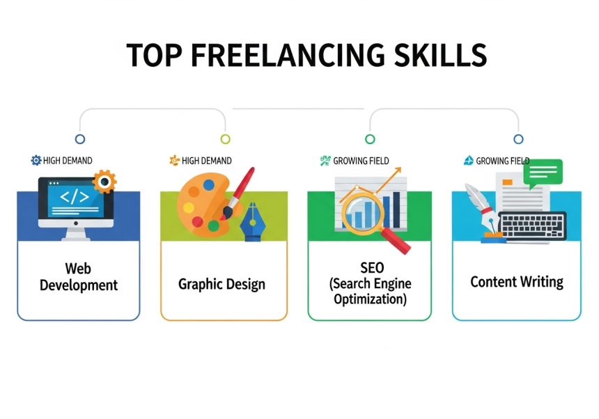 Most in-demand freelancing skills to earn online globally
