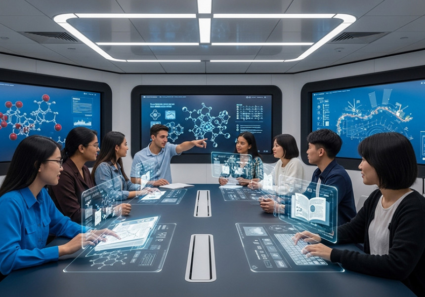 Global education trends 2025 - students using digital learning tools worldwide