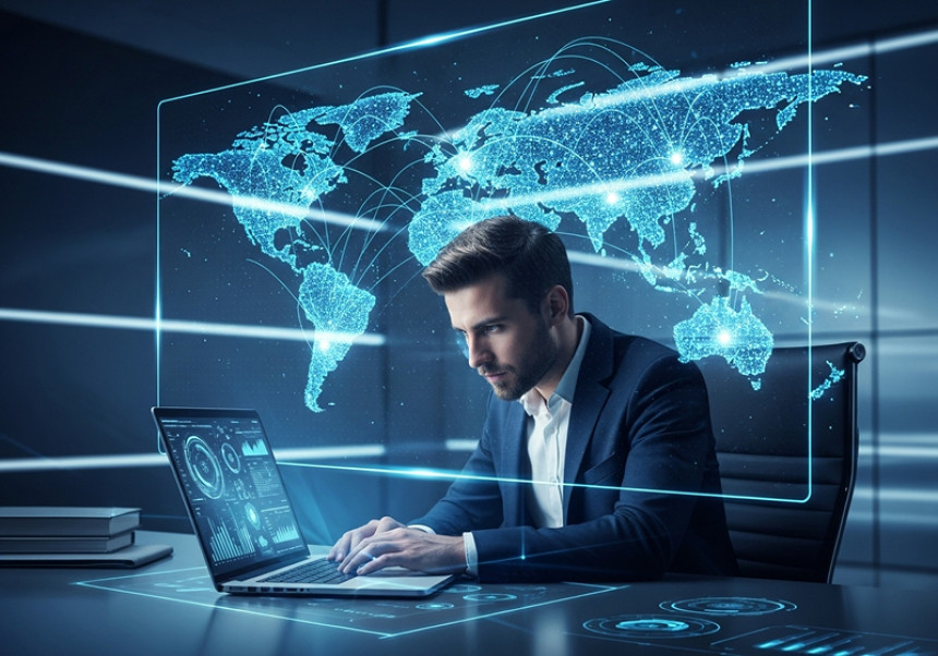 Global entrepreneurship trends 2025 - modern entrepreneur scaling business worldwide