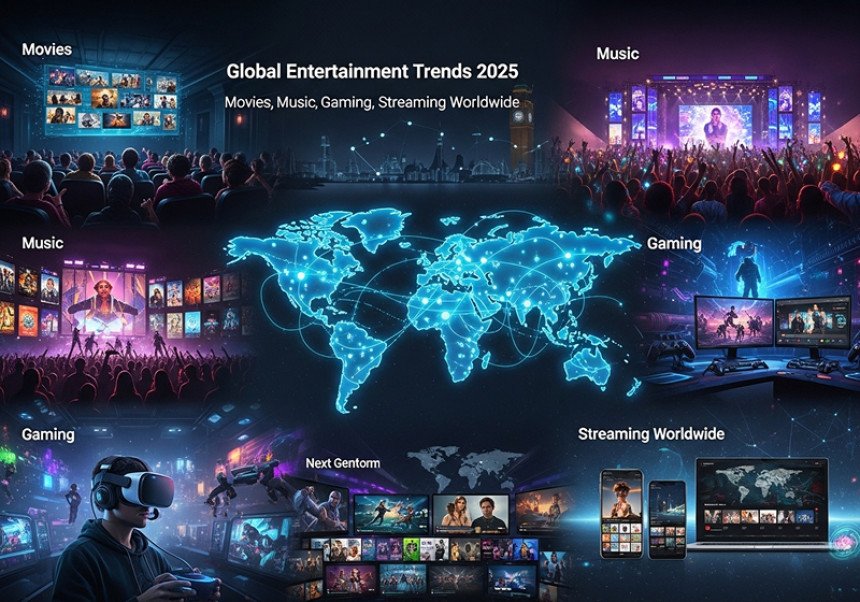 Global Entertainment Trends 2025 – Movies, Music, Gaming, Streaming Worldwide