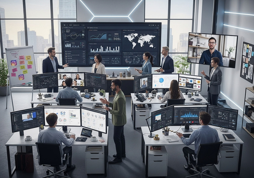 Global digital marketers using SEO, AI, and social media tools to grow online businesses in 2025