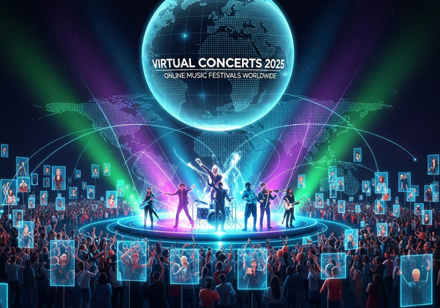 Virtual concerts and music festivals connecting fans globally in 2025
