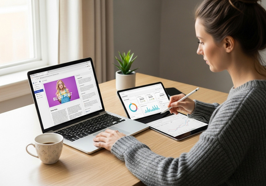 Passive income from blogging with global affiliate links and ads