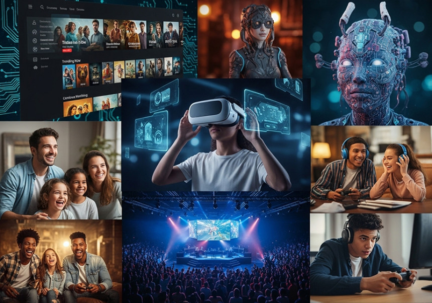 Global entertainment trends in 2025: VR, AI, streaming, and interactive content